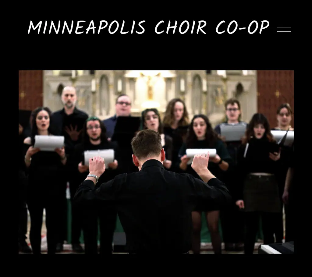 Minneapolis Choir Co-Op landing page